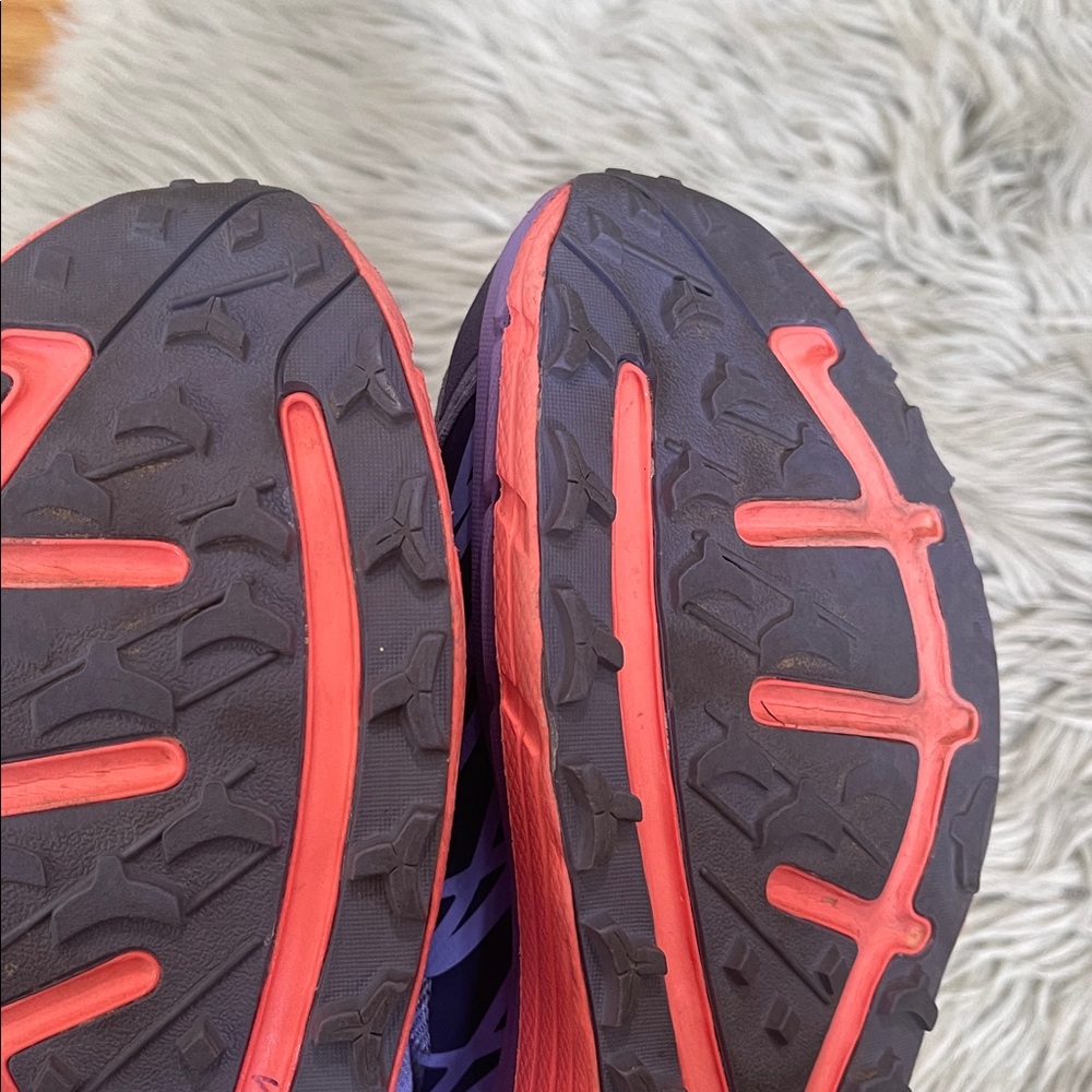 Hoka Purple Coral Yellow Speedgoat Women's Trail Shoes
(9.5) - Picture 8 of 15